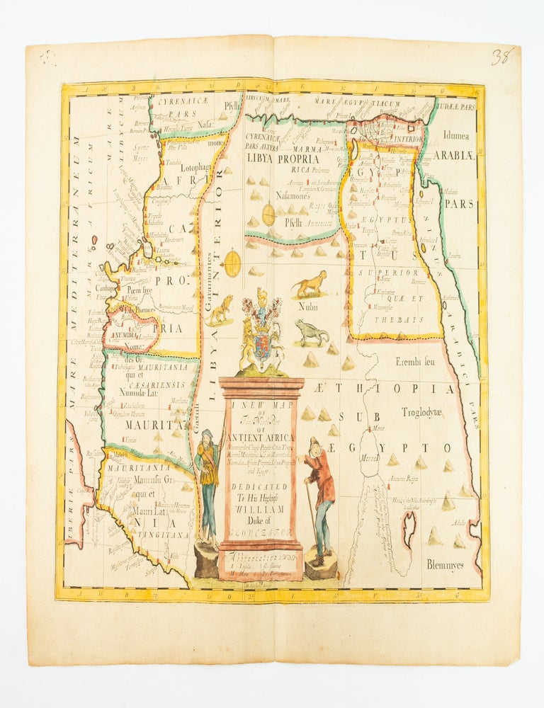 (CDB2402) A NEW MAP OF THE NORTH PART OF ANTIENT AFRICA. CARTOGRAPHY - ANCIENT AFRICA,...
