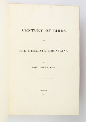 A CENTURY OF BIRDS FROM THE HIMALAYA MOUNTAINS.