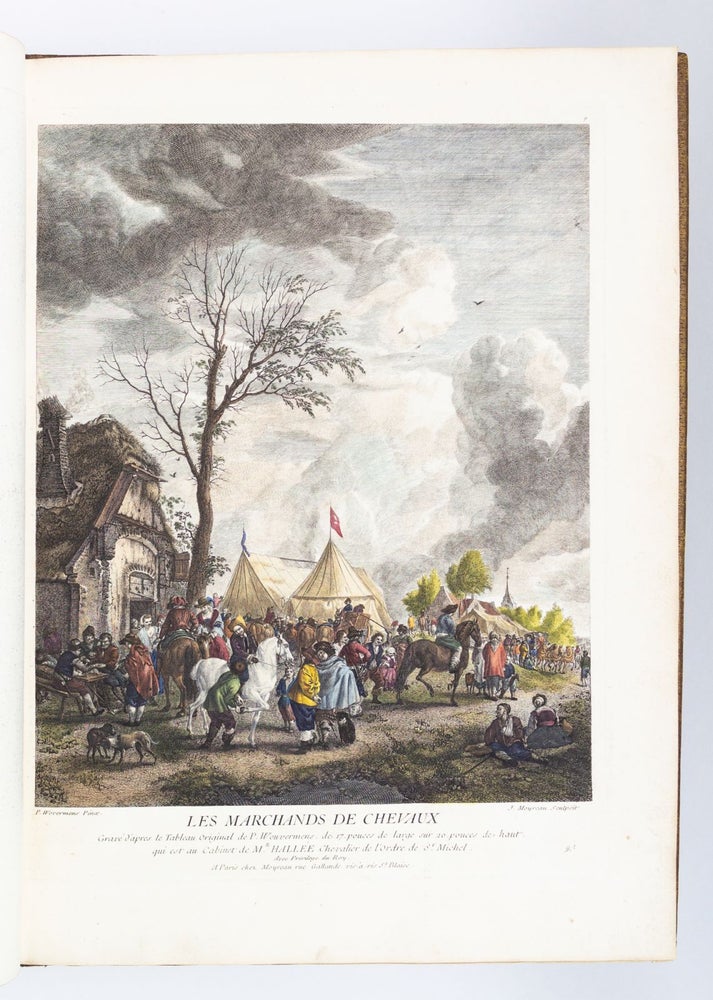 (Lhi21073) OEUVRES. HORSES COLOR PLATES - LANDSCAPES, AND HUNTING SCENES, PHILIP WOUVERMANS