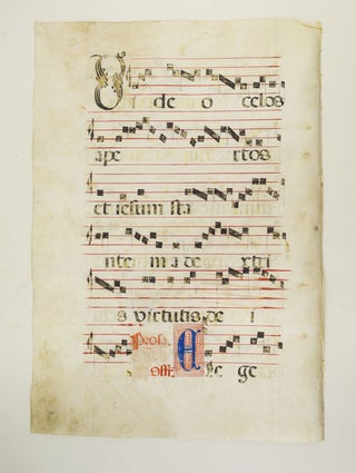 FROM AN ANTIPHONER IN LATIN.
