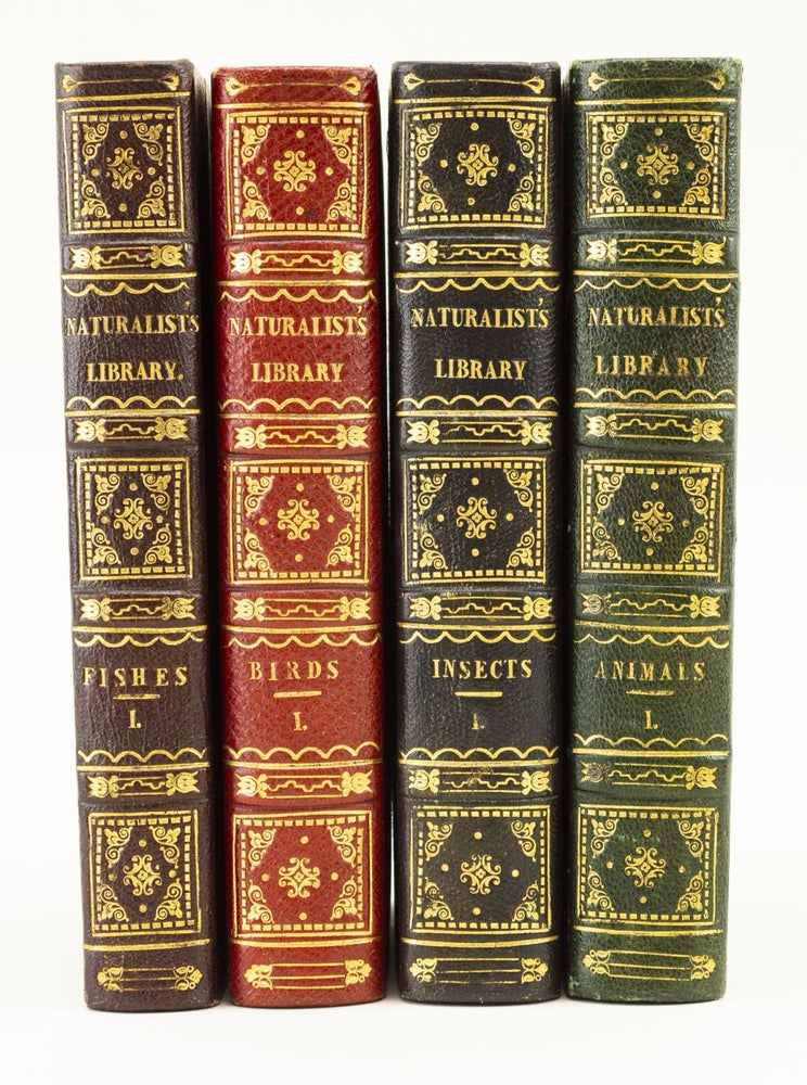 (ST11765) THE NATURALIST'S LIBRARY. BINDINGS - COLOR-CODED, SIR WILLIAM JARDINE.