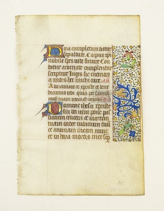 FROM AN ATTRACTIVE BOOK OF HOURS IN LATIN.