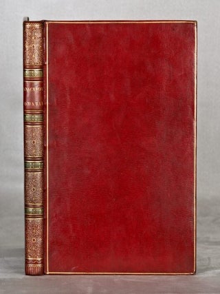 In Greek:] ANAKREONTOS T&Ecirc;IOU MEL&Ecirc; [then:] ANACREONTIS TEII ODARIA. [i.e., THE ODES. BODONI IMPRINT, ANACREON.
