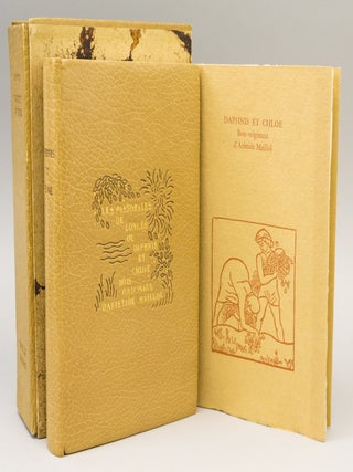 LES PASTORALES DE LONGUS OU DAPHNIS ET CHLO&Eacute;. BINDINGS - HACCIUS, ARISTIDE MAILLOL, LONGUS.