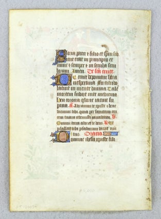 USE OF SAINTES. TEXT FROM THE HOURS OF THE CROSS.