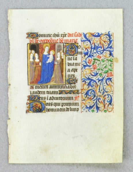 (ST12021-153) TEXT FROM THE SATURDAY HOURS OF THE CONCEPTION OF THE VIRGIN. FROM AN...