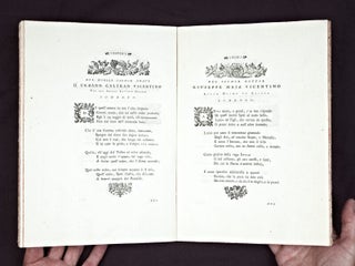 POESIE PER LE FELICISSIME NOZZE DEL NOBILE SIGNOR CONTE LODOVICO TIENE CON LA NOBILE SIGNORA CONTESSA ATALANTA PIOVENE.
