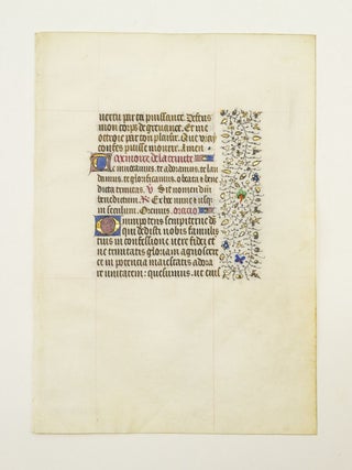 FROM A VERY FINE, VERY LARGE BOOK OF HOURS.