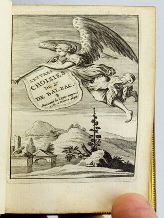 LETTRES CHOISIES DU SR. DE BALZAC.