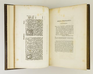 AN INTRODUCTION TO THE KNOWLEDGE OF RARE AND VALUABLE EDITIONS OF THE GREEK AND LATIN CLASSICS.