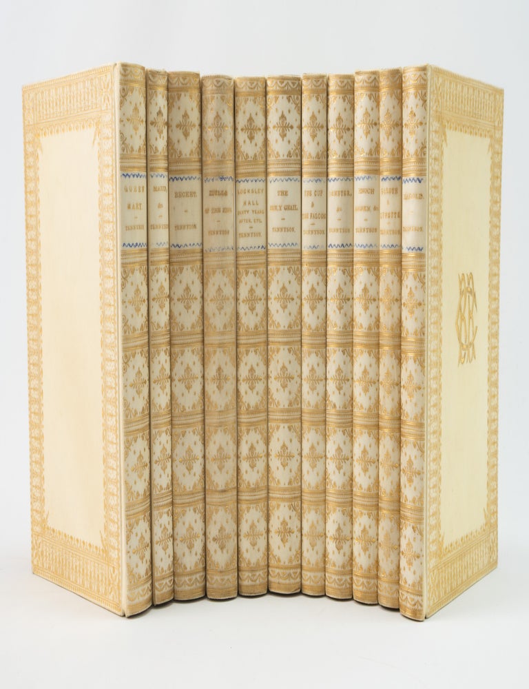(ST12471) A COLLECTION OF 11 FIRST EDITIONS. ALFRED - FINELY BOUND FIRST EDITIONS TENNYSON