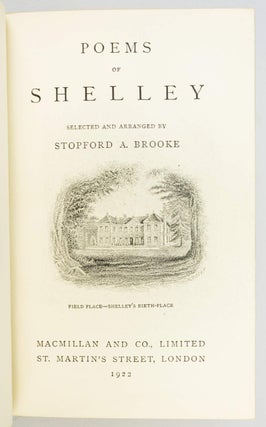 POEMS OF SHELLEY.