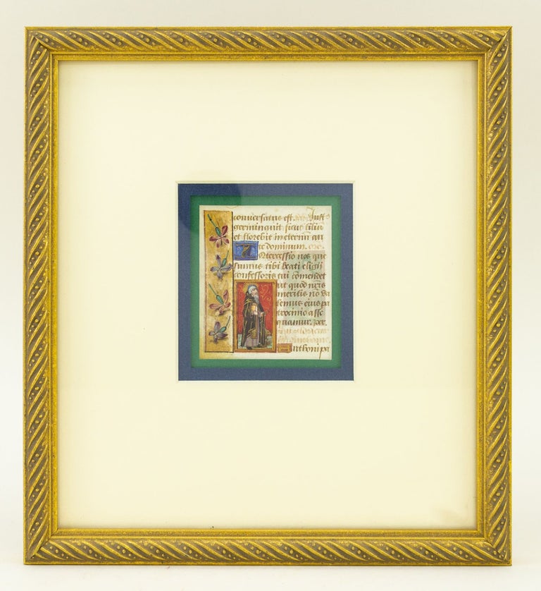 (ST12668bL) TEXTS FROM LAUDES, VESPERS, AND THE SUFFRAGES. OFFERED INDIVIDUALLY FRAMED...