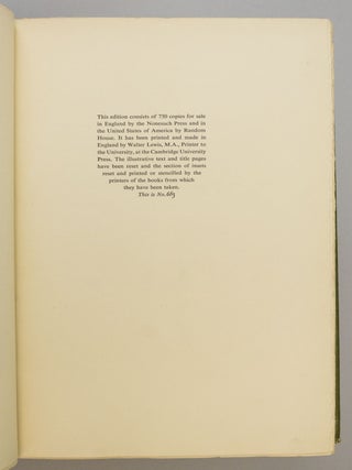 THE NONESUCH CENTURY: AN APPRAISAL, A PERSONAL NOTE AND A BIBLIOGRAPHY OF THE FIRST HUNDRED BOOKS ISSUED BY THE PRESS, 1923-1934.