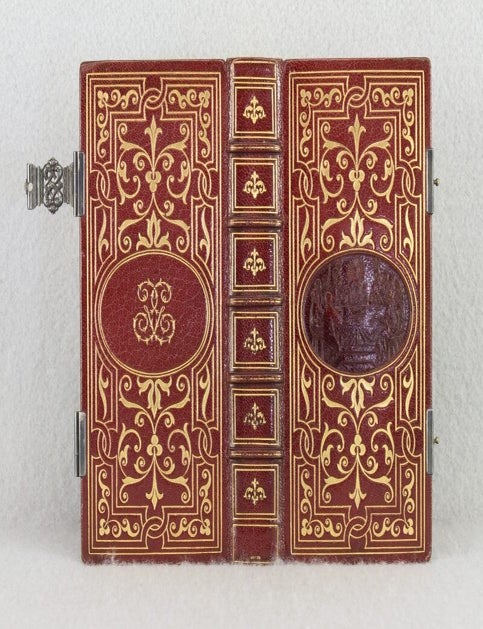 (ST12743b) PAROISSIEN: ELZEVIR, RITE ROMAIN. BINDINGS - GRUEL, PRAYER BOOK IN FRENCH