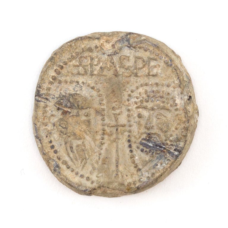 (ST12778-0433) A LEAD BULLA SEAL OF POPE GREGORY IX. PAPAL SEAL