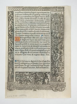 TEXT INCLUDING A PRAYER TO CHRIST'S WOUNDS AND AN INTRODUCTION TO MATINS.