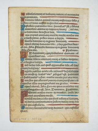 TEXT FROM VESPERS FROM THE OFFICE OF THE DEAD.