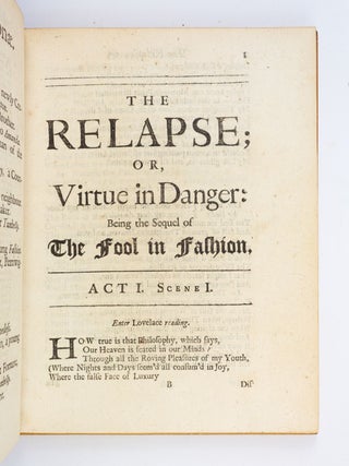 THE RELAPSE; OR, VIRTUE IN DANGER.