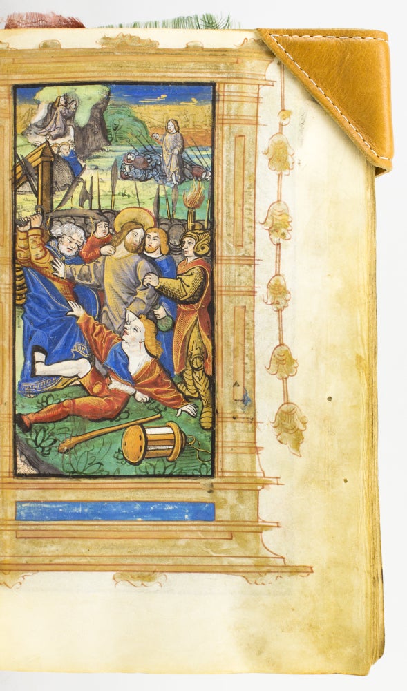 (ST12863) A PRINTED BOOK OF HOURS ON VELLUM, IN LATIN AND FRENCH. USE OF ROME. BOOKS OF HOURS - PRINTED.