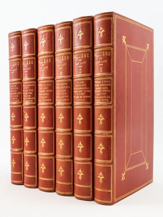 THE DRAMATIC WORKS OF MOLI&Egrave;RE. BINDINGS - ANDREW GRIEVE, "MOLI&Egrave;RE", Pseudonym, JEAN-BAPTISTE POQUELIN.