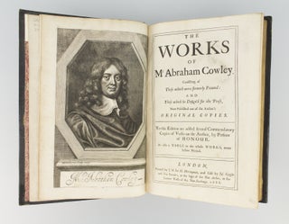 THE WORKS OF MR ABRAHAM COWLEY [bound with] THE SECOND AND THIRD PARTS OF THE WORKS OF MR ABRAHAM COWLEY.