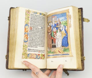 A PRINTED BOOK OF HOURS ON VELLUM, IN LATIN AND FRENCH. USE OF ROME.