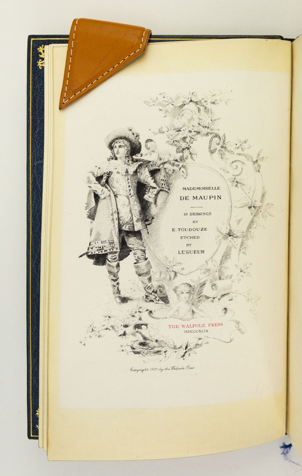 超特価品ゴーティエ『Mademoiselle de Maupin』(全2冊揃)限定500部 1883年パリ刊 銅版画18枚入 恋愛小説「モーパン嬢」19世紀フランス文学 画集