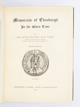 MEMORIALS OF EDINBURGH IN THE OLDEN TIME.