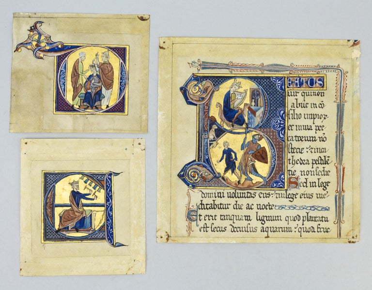 (ST13808) HISTORIATED INITIAL REPRODUCTIONS BY "MISS G. SMITH." OFFERED TOGETHER THREE...