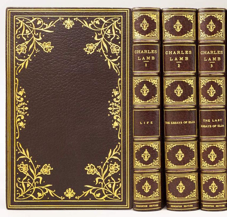 (ST14309) THE LIFE AND WORKS OF CHARLES LAMB. BINDINGS - FINELY BOUND SETS, CHARLES LAMB