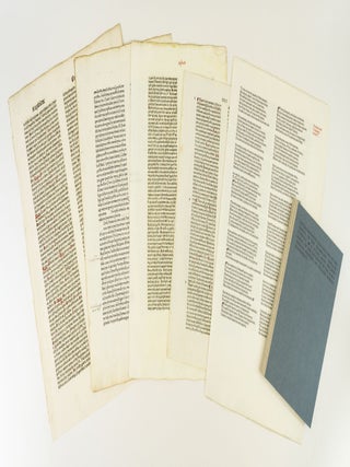 LETTERS FROM THE 15TH CENTURY: ON THE ORIGINS OF THE KELMSCOTT CHAUCER TYPEFACE. A STUDY, WITH SPECIMEN LEAVES, OF THE INFLUENCE OF THE EARLY GERMAN PRINTERS ON WILLIAM MORRIS' MASTERPIECE.