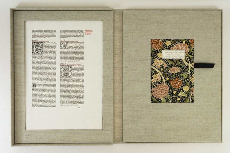 (ST15039bA) LETTERS FROM THE 15TH CENTURY: ON THE ORIGINS OF THE KELMSCOTT CHAUCER...