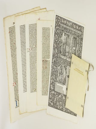 LETTERS FROM THE 15TH CENTURY: ON THE ORIGINS OF THE KELMSCOTT CHAUCER TYPEFACE. A STUDY, WITH SPECIMEN LEAVES, OF THE INFLUENCE OF THE EARLY GERMAN PRINTERS ON WILLIAM MORRIS' MASTERPIECE.