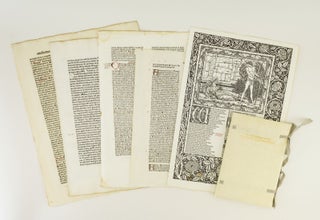 LETTERS FROM THE 15TH CENTURY: ON THE ORIGINS OF THE KELMSCOTT CHAUCER TYPEFACE. A STUDY, WITH SPECIMEN LEAVES, OF THE INFLUENCE OF THE EARLY GERMAN PRINTERS ON WILLIAM MORRIS' MASTERPIECE.