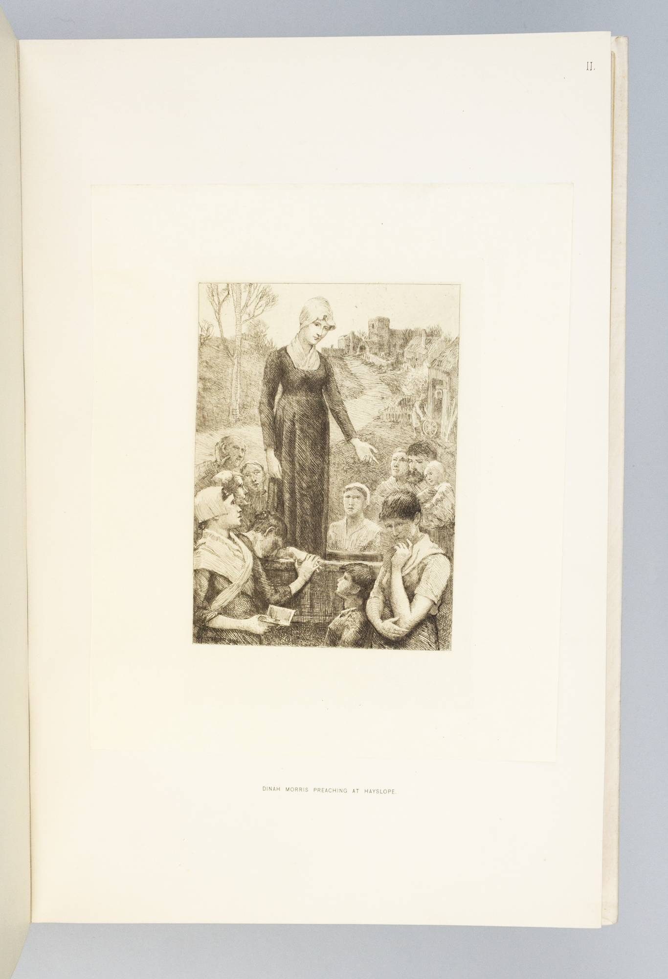THE GEORGE ELIOT PORTFOLIO, BEING A SERIES OF SIXTY JAPANESE PAPER PROOFS  FROM ORIGINAL ETCHINGS AND PHOTO-ETCHINGS ILLUSTRATING GEORGE ELIOT'S WORKS  ...