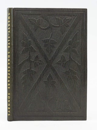 TWENTY-FIVE SONNETS. BINDINGS - ANN THORNTON, SHAKESPEARE, SHAKESPEARE HEAD PRESS.