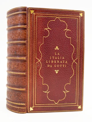 LA ITALIA LIBERATA DA GOTTHI DEL TRISSINO. GIOVANNI GIORGIO TRISSINO, BINDINGS - BEDFORD.