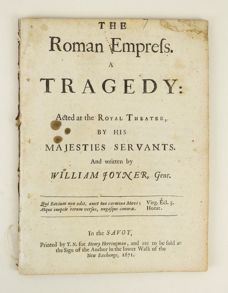 (ST15503c) THE ROMAN EMPRESS. WILLIAM JOYNER