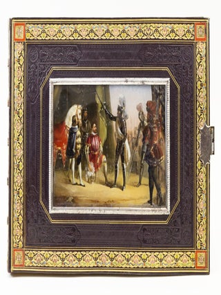 ALBUM WITH VIEWS OF TYROL AND ITALY. BINDINGS - PAINTED, HENRI CHAMBORD, COMTE DE.
