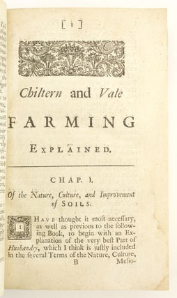 CHILTERN AND VALE FARMING. [bound with] THE PRACTICAL FARMER; OR THE HERTFORDSHIRE HUSBANDMAN.