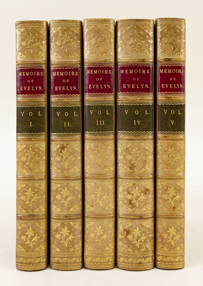 (ST15557-35) MEMOIRS OF JOHN EVELYN . . . COMPRISING HIS DIARY FROM 1641 TO 1705-6, AND A SELECTION OF HIS FAMILIAR LETTERS. JOHN EVELYN.