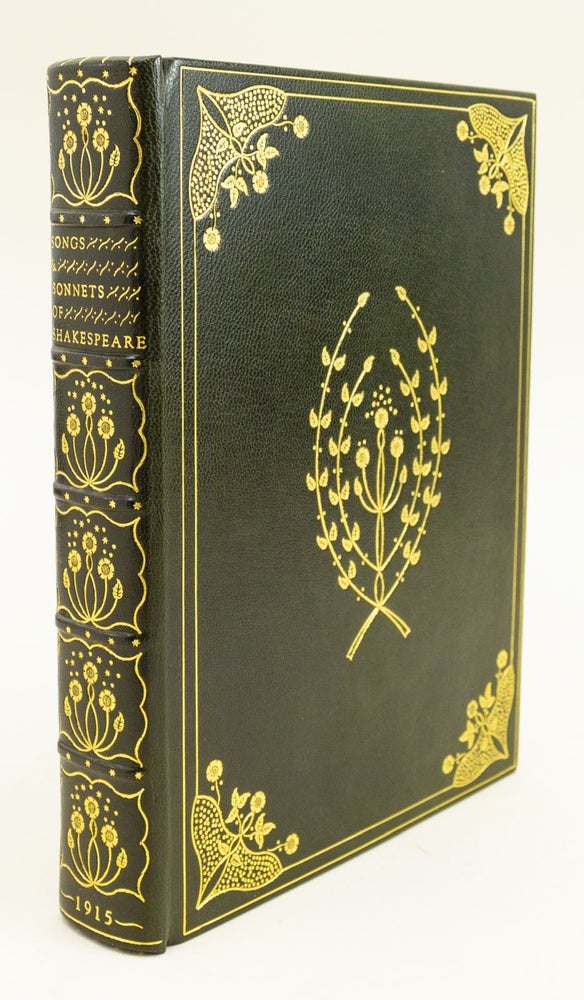 (ST15999) THE SONGS & SONNETS OF SHAKESPEARE. BINDINGS - ANDREW SIMS, WILLIAM. CHARLES ROBINSON SHAKESPEARE.