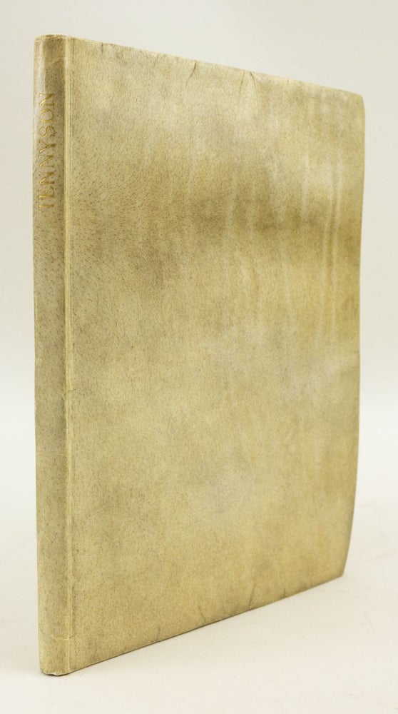 (ST16328) SEVEN POEMS & TWO TRANSLATIONS. VELLUM PRINTING, ALFRED TENNYSON, LORD, DOVES PRESS.
