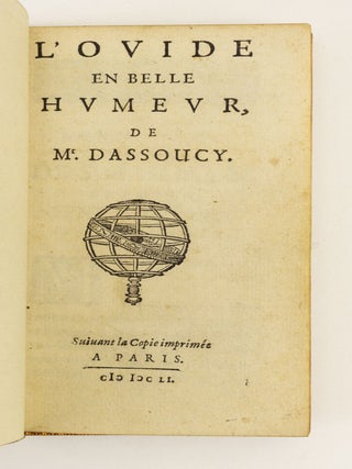 L'OVIDE EN BELLE HUMEUR DE MR. DASSOUCY.