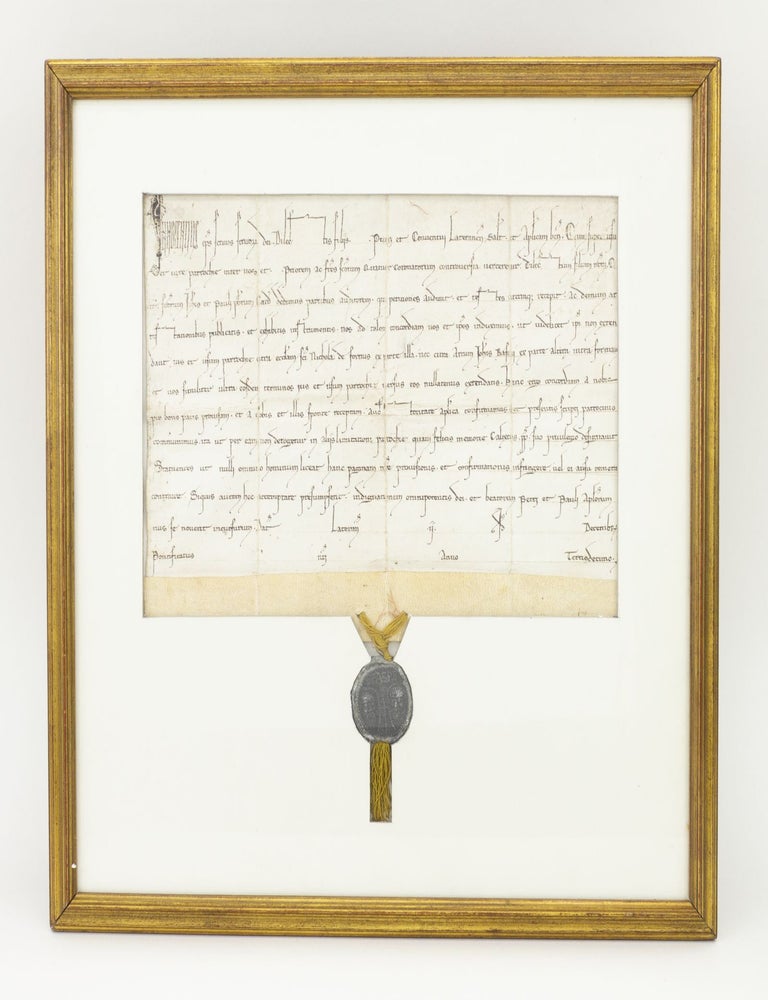 (ST16379-036) SETTLING A BOUNDARY DISPUTE BETWEEN THE MONASTERY ATTACHED TO THE LATERAN...