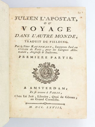 JULIEN L'APOSTAT, OU VOYAGE DANS L'AUTRE MONDE.