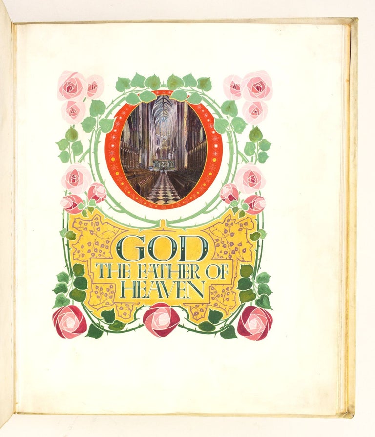 (ST16456) THE LITANY. ILLUMINATED MANUSCRIPT ON VELLUM - MODERN, ERNEST COSTAIN CLEGG