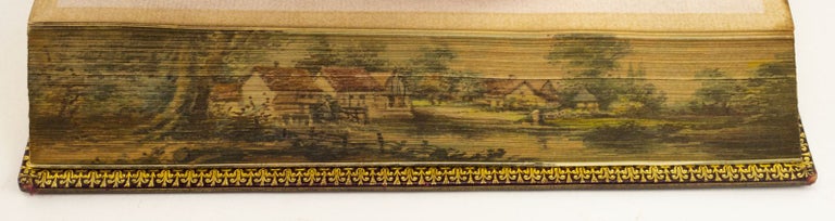 (ST16603) LETTERS WRITTEN IN HOLLAND. FORE-EDGE PAINTING, MISS C. B. CURRIE, THOMAS,...