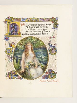 SELECTED SONGS FROM THE PLAYS OF WILLIAM SHAKESPEARE. ILLUMINATED MANUSCRIPT ON VELLUM - MODERN, WILLIAM SHAKESPEARE.